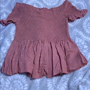 Off the shoulder top